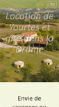 Mobile Screenshot of location-yourtes.fr